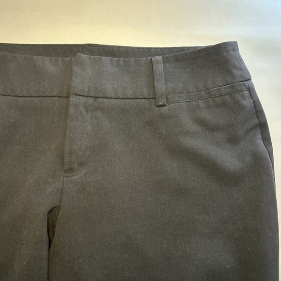 AB Studio Women's Size 10 Black Pants Career Dress Slacks Flat Front Poly Blend - Picture 3 of 8